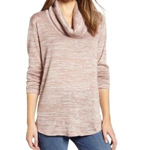 Caslon Womens Sweater Taupe Beige